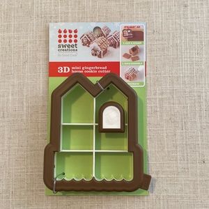 3D mini gingerbread cookie cutter